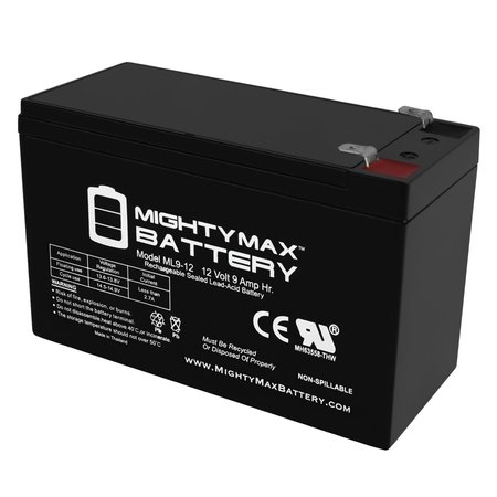 12V 9Ah SLA Replacement Battery for Liebert GXT2-144BATKIT -  MIGHTY MAX BATTERY, MAX3983745